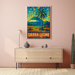 Sierra Leone Vibrant Landscape Poster