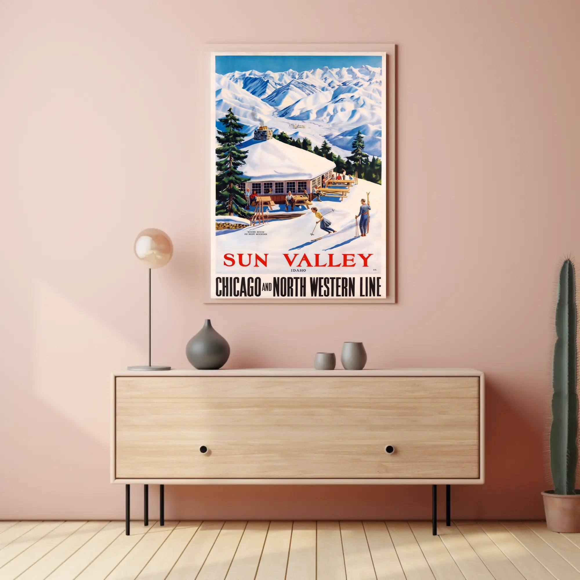 Sun Valley Winter Retreat Poster PosterGoat