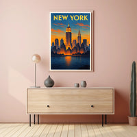 New York City Skyline Poster PosterGoat
