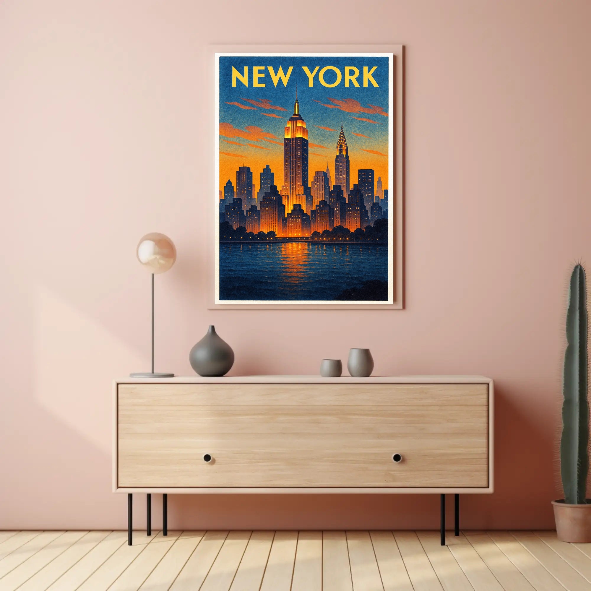New York City Skyline Poster PosterGoat