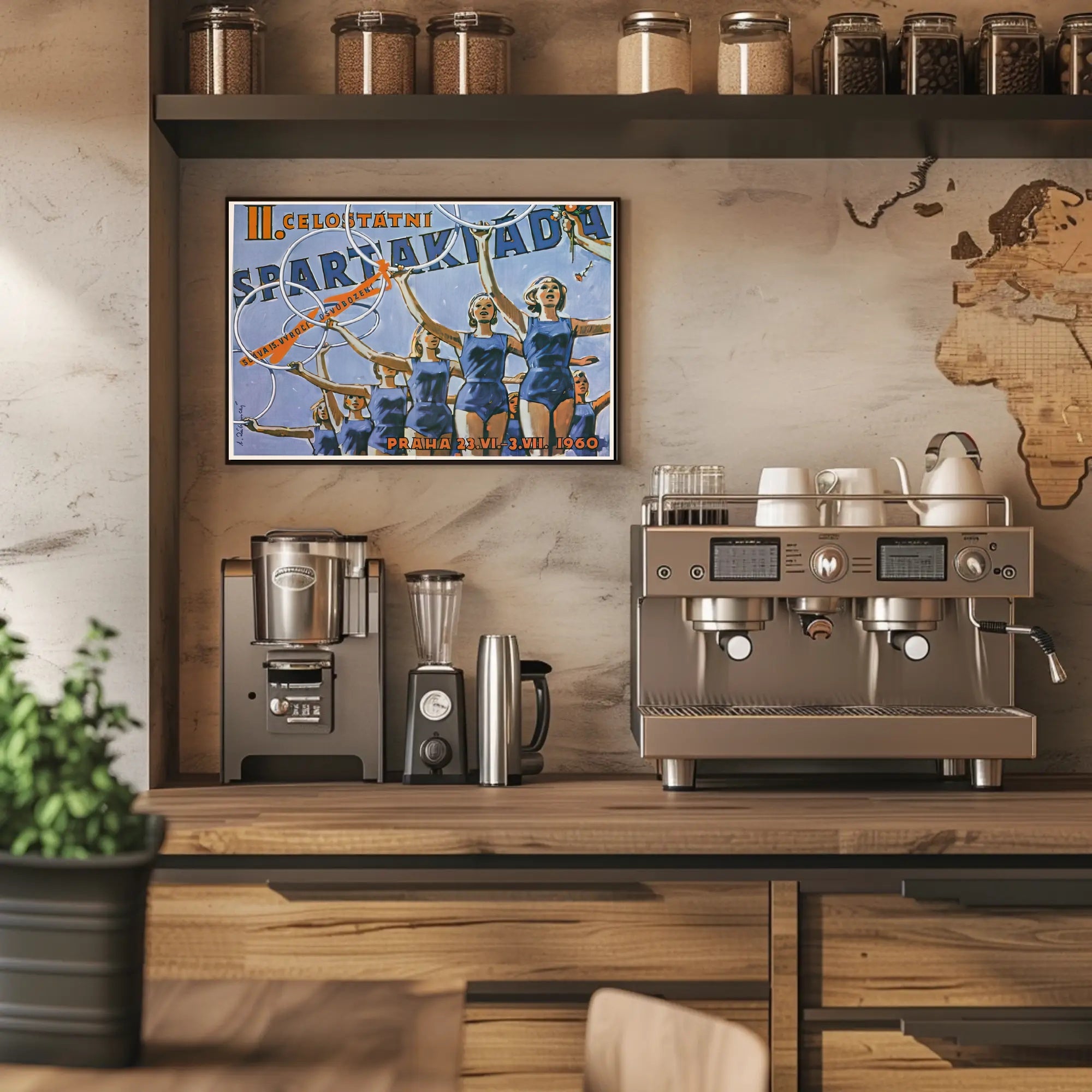 II. National Spartakiad 1960 Poster