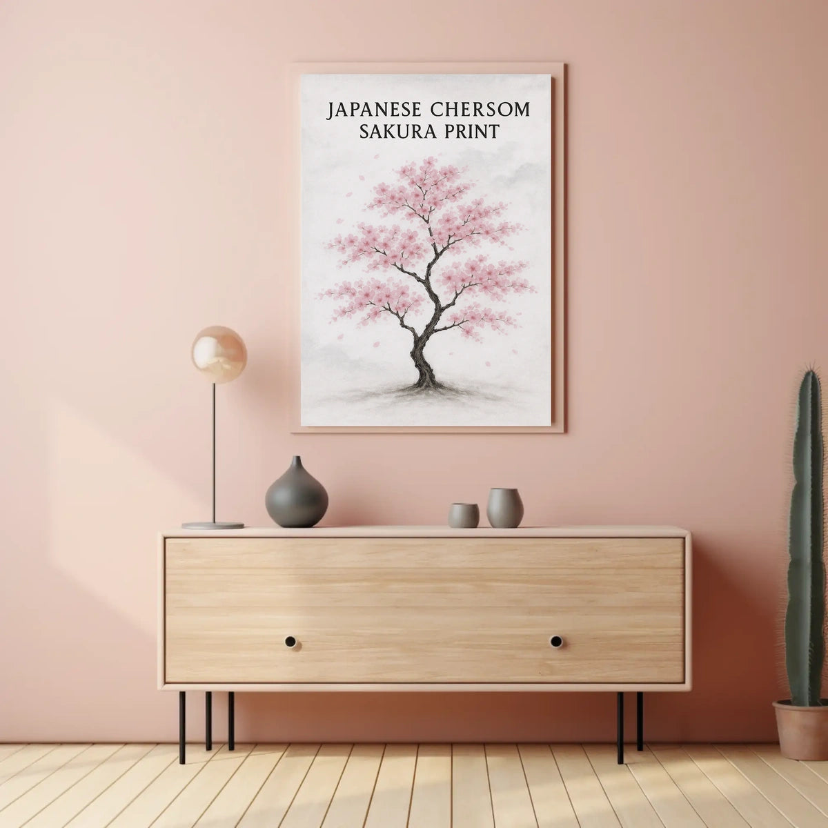 Japanese Sakura Print Poster