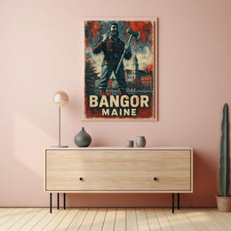 Bangor, Maine Lumberjack Tribute Poster