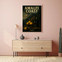 Amalfi Coast Italy Poster Wall Art Decor 18x24 Print