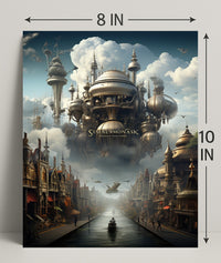 SimalRmonask A Steampunk Vision Poster