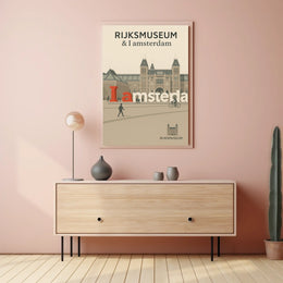 Rijksmuseum and I Amsterdam Poster