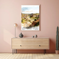 Theodore Roosevelt Watercolor Wall Art Poster