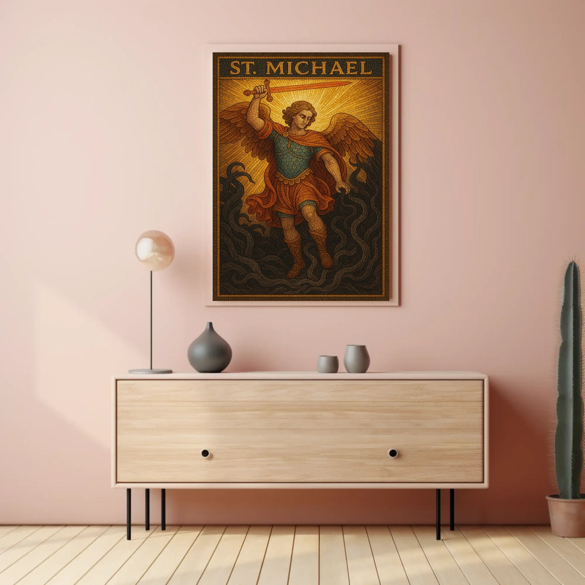 Archangel Michael Art poster