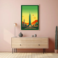 Futuristic Cityscape Poster