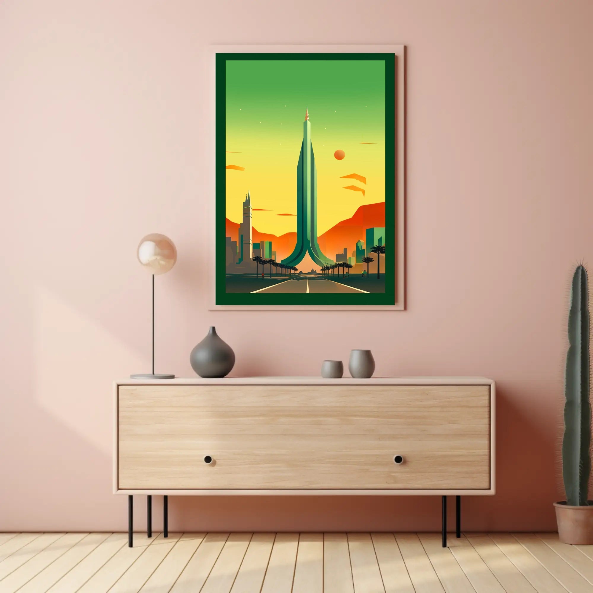 Futuristic Cityscape Poster