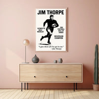 Jim Thorpe Poster Celebrating Thorpe Legacy and Heritage