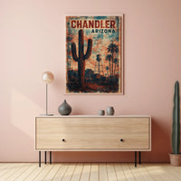 Chandler Arizona Scenic Wanderlust Decor Lovers Poster