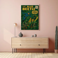 The Blue Beetle Adventure Pop Culture Poster