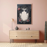 Gothic Elegance Frame Poster