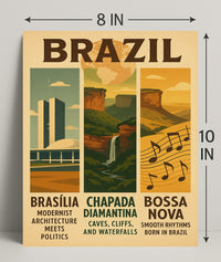 Discover Brazil Poster PosterGoat