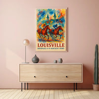 Louisville Birthplace of the Kentucky Derby Poster
