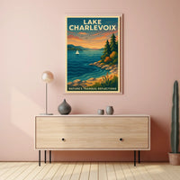 Lake Charlevoix NatureS Tranquil Poster
