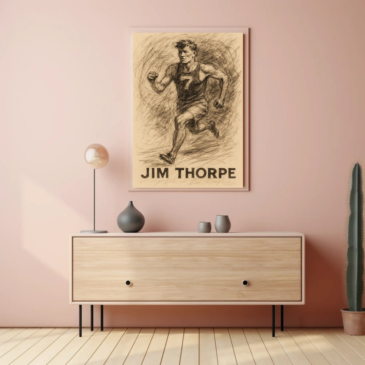 Jim Thorpe Athletic Legend Poster