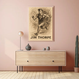 Jim Thorpe Athletic Legend Poster