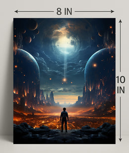 Journey To The Cosmic Abyss Poster