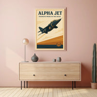 Alpha Jet Frances Pride in the Skies Poster