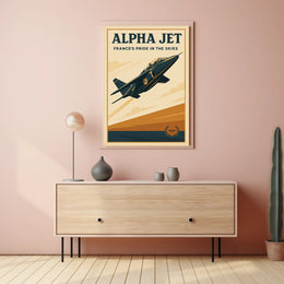 Alpha Jet Frances Pride in the Skies Poster