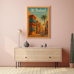 Al Balad The Colorful Old City Of Poster