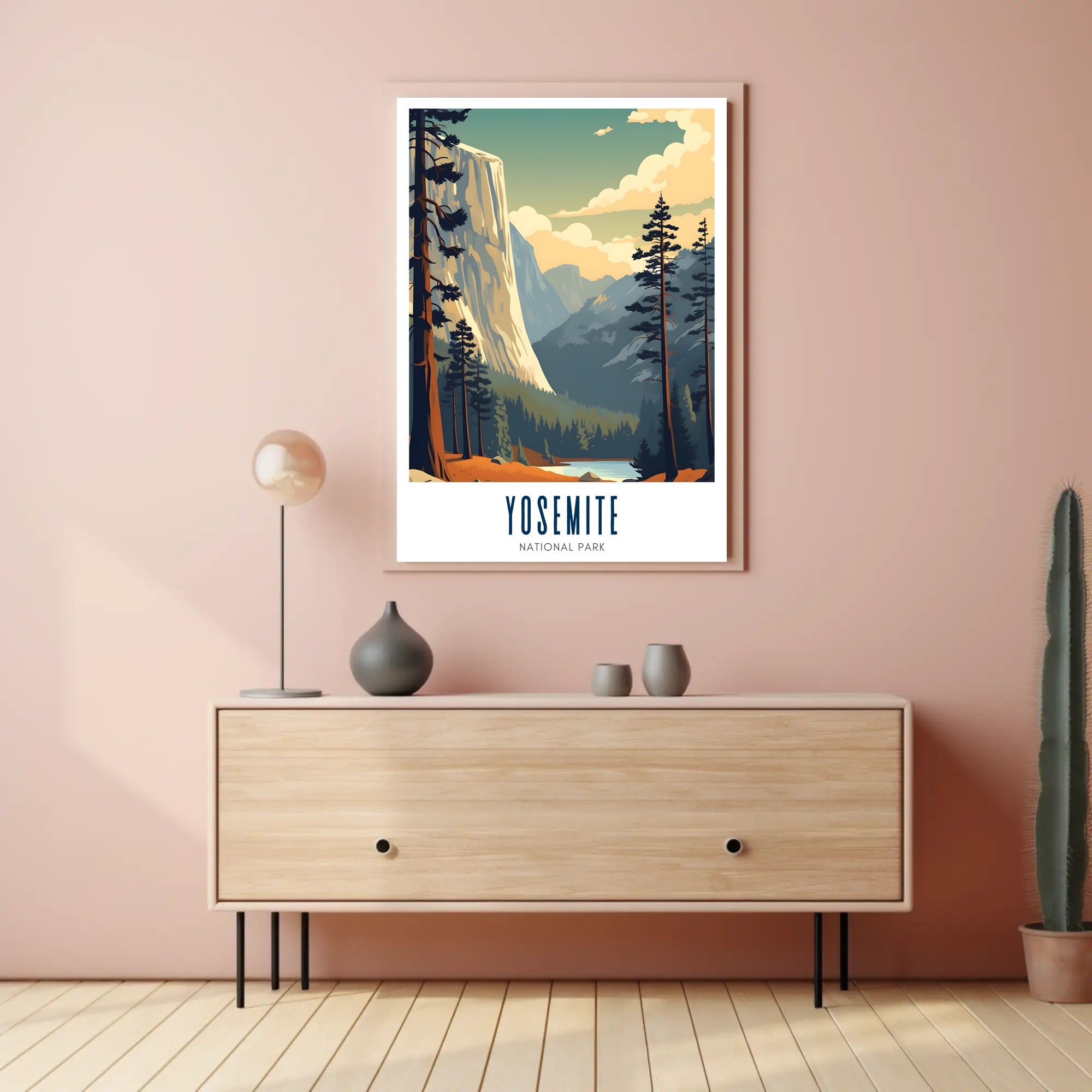 Yosemite National Park Vintage Poster Print