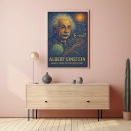 Albert Einstein Nobel Laureate Poster