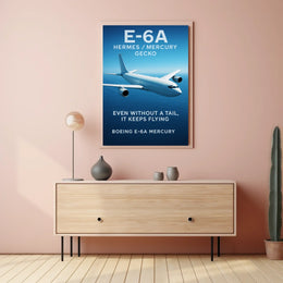 Boeing E-6A Mercury Flight Poster