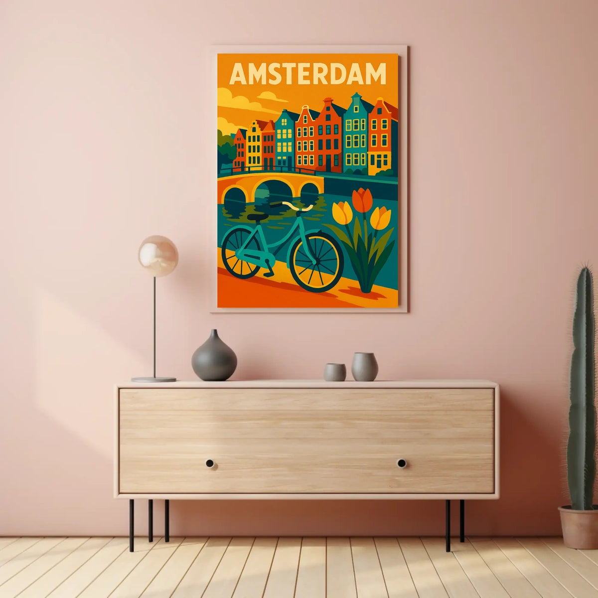 Amsterdam Cityscape Poster