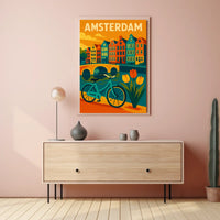 Amsterdam Cityscape Poster