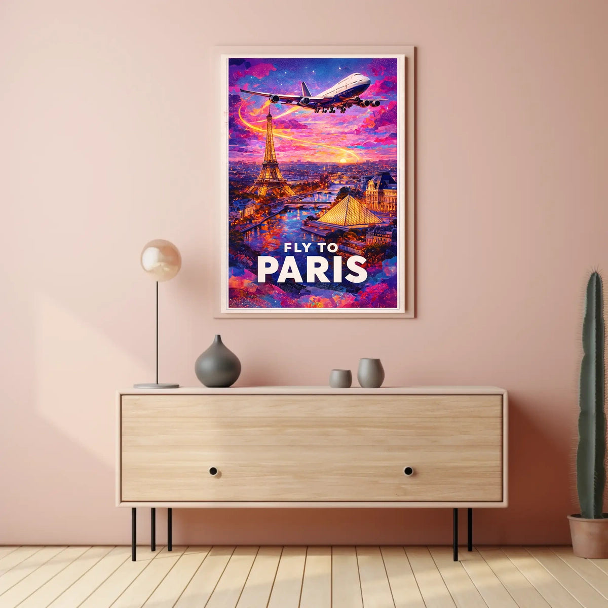 Fly To Paris Poster