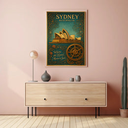 Sydney, Australia Where the Land Meets the Sea Poster