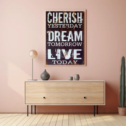 Inspirational Life Motto Poster PosterGoat