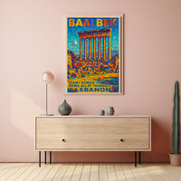 Baalbek Explore The Ancient Ruins Poster