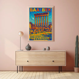Baalbek Explore The Ancient Ruins Poster