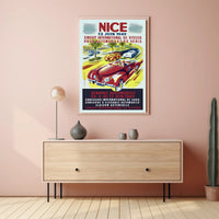 Nice International Automobile Week 1949 Poster