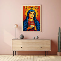 St. Ada Pop Art Icon Poster