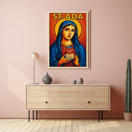 St. Ada Pop Art Icon Poster