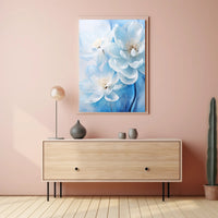 Blossoms In Blue Poster