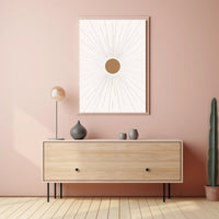 Radiant Sunburst Poster