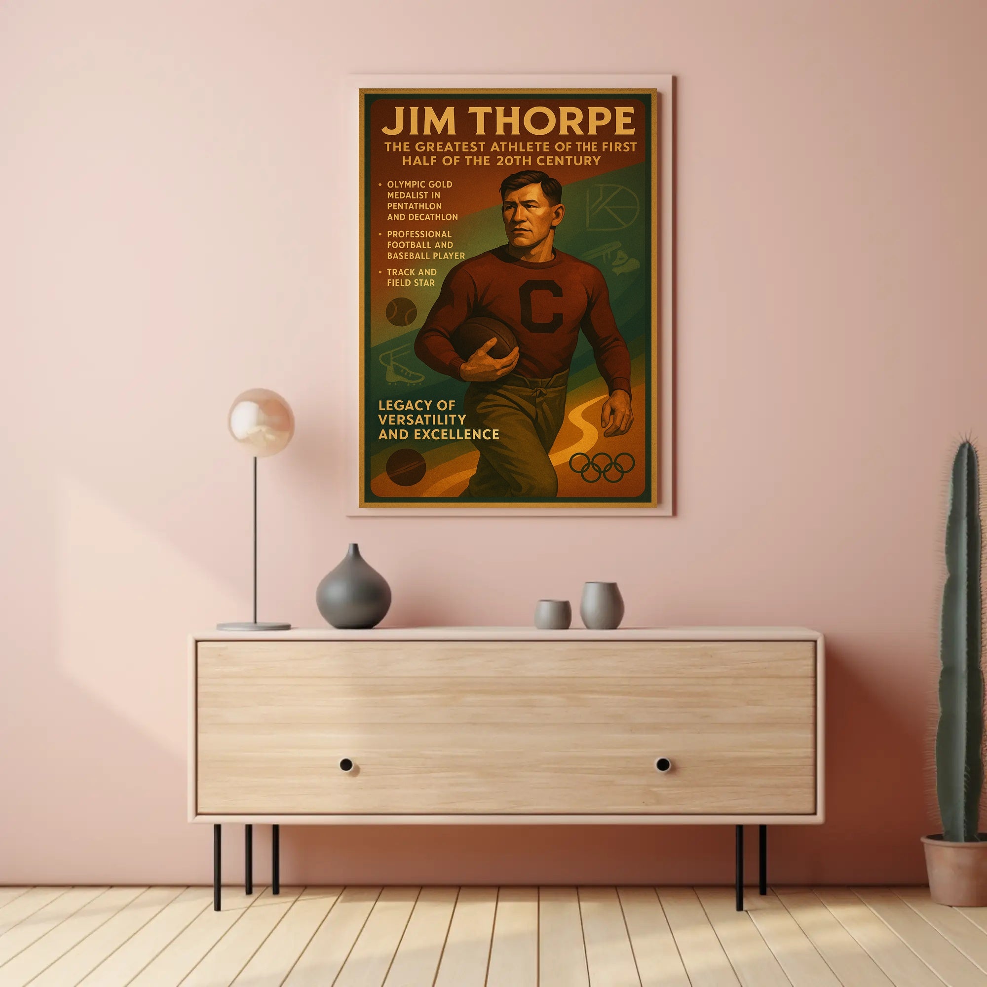 Jim Thorpe: A Legacy of Versatility and Excellence Poster