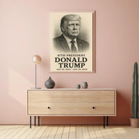 Donald Trump 47th President Pop Art Patriot Poster