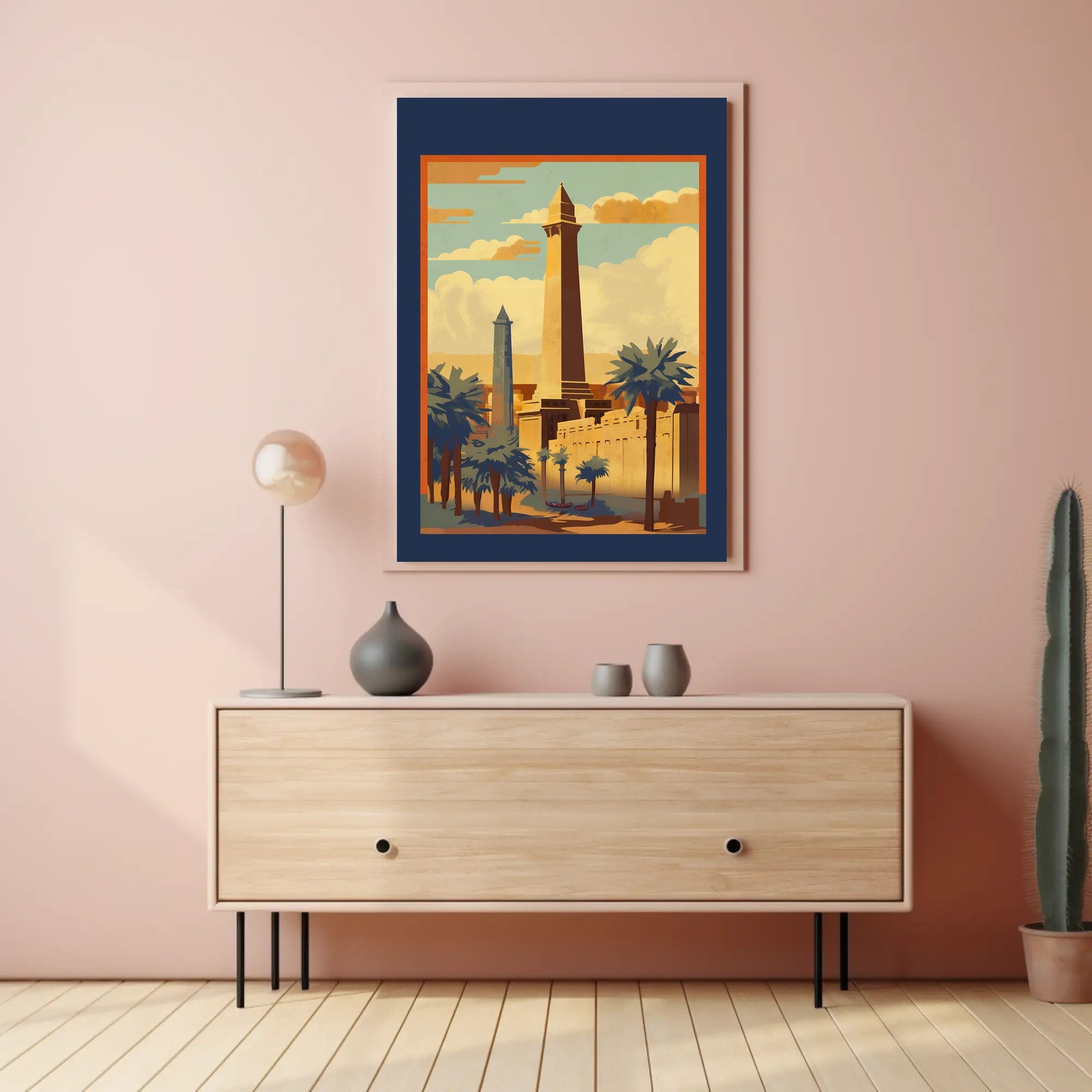 Ancient Egyptian Landscape Poster