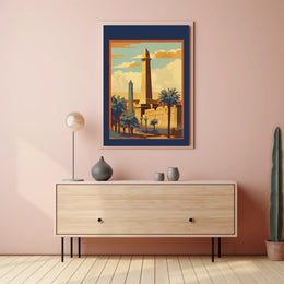 Ancient Egyptian Landscape Poster