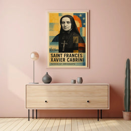 Saint Frances Xavier Cabrini Patron Of Poster