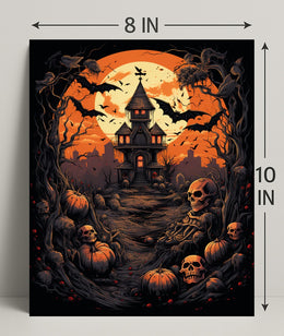 Haunted Halloween Night Poster