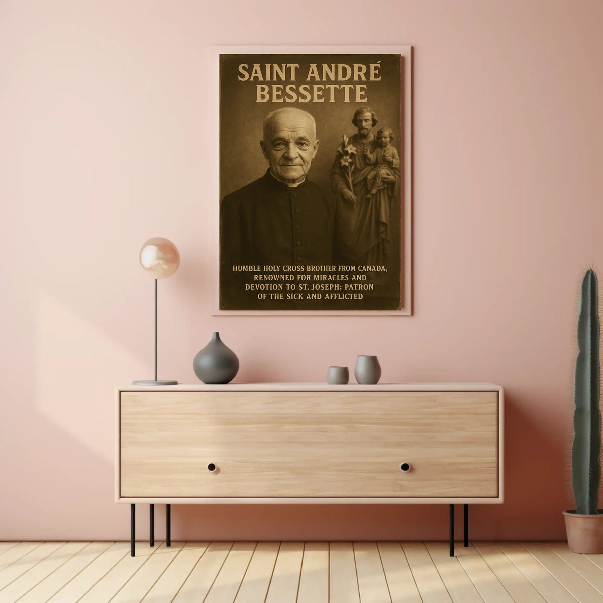 Saint André Bessette Humble Holy Cross Poster