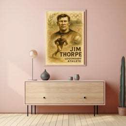 Celebrating Jim Thorpe A Legendary Athlete Jim Thorpe Poster